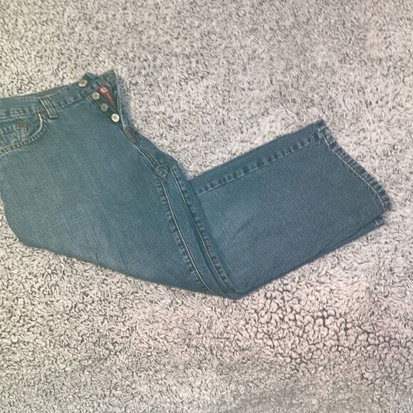 LUCKY BRAND 6 by Gene Montesano Straight Leg Crop - Picture 1 of 11